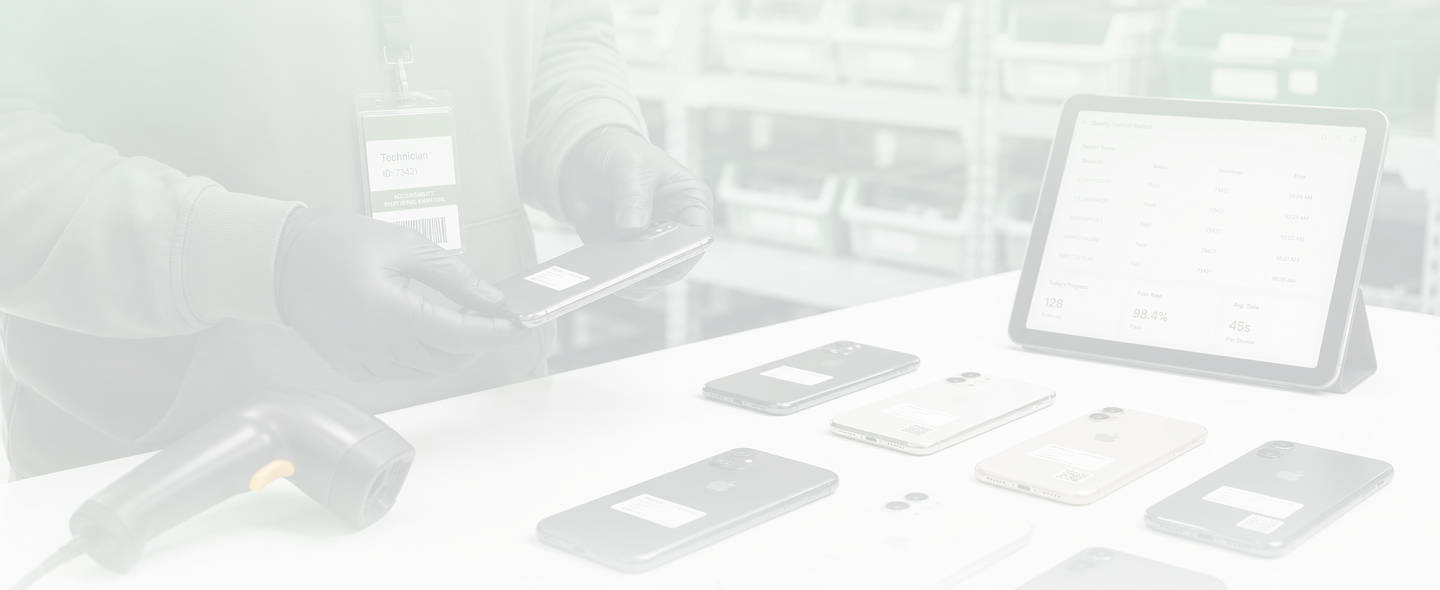 Used Apple device quality control workflow in Hong Kong